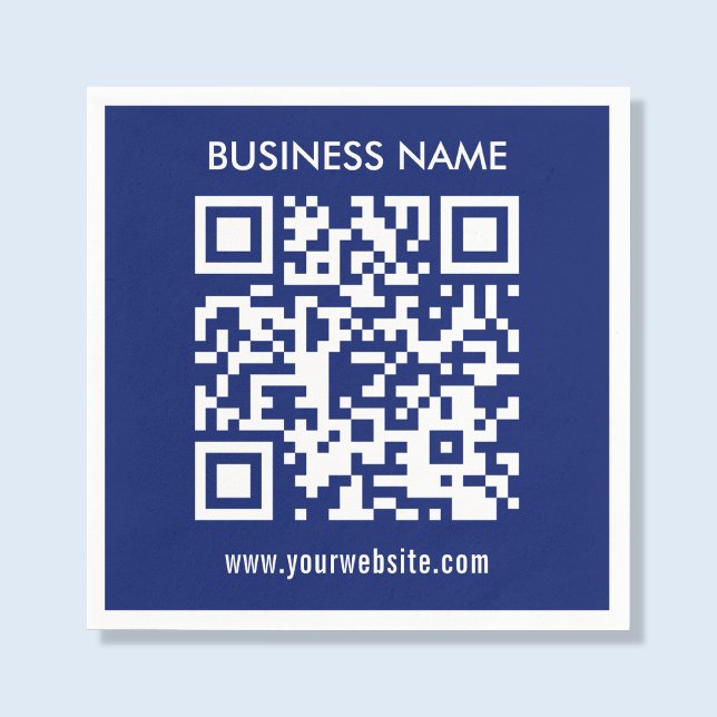 Serviette En Papier Créer un code QR instantanément Design simple mode (Créateur téléchargé)