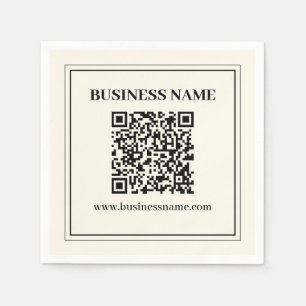 Serviette En Papier Créez instantanément un code QR scannable pour l'e
