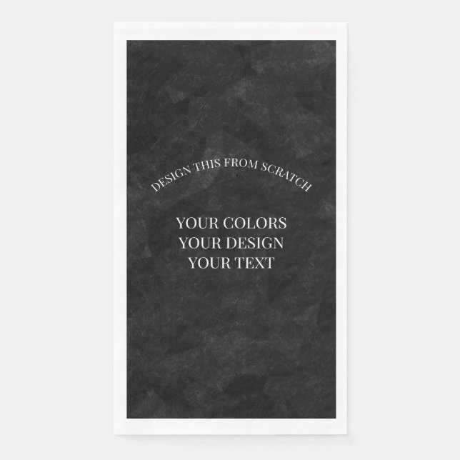 Serviette En Papier Créez les vôtres (Devant)