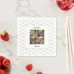 Serviette En Papier Créez vos propres photos de jardin personnalisées