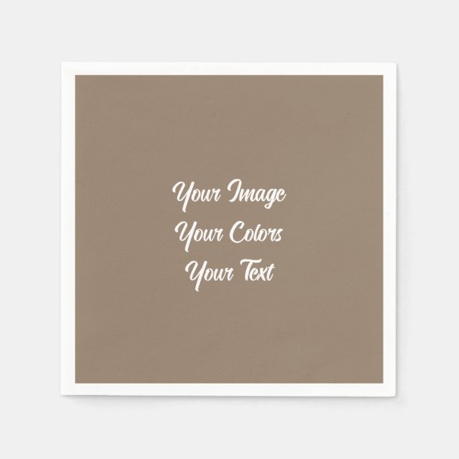 Serviette En Papier Créez votre propre (Devant)