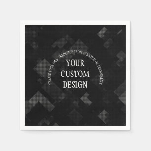 Serviette En Papier Créez votre propre conception personnalisée