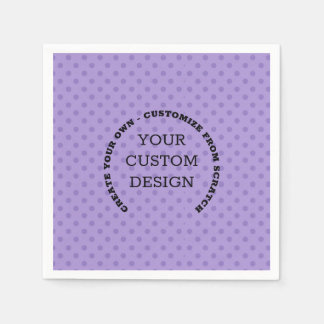 Serviette En Papier Créez votre propre conception personnalisée