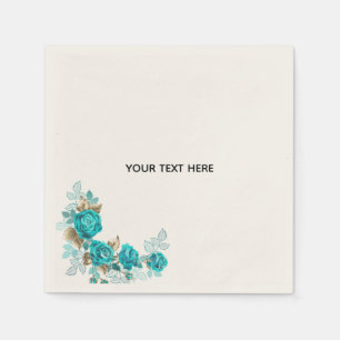 Serviette En Papier Créez Votre Propre Élégant Blanc