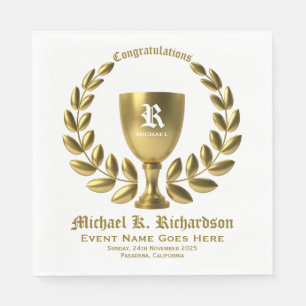 Serviette En Papier Créez votre propre monogramme de guirlande de