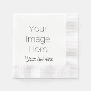Serviette En Papier créez votre propre papier de fête personnalisé ave