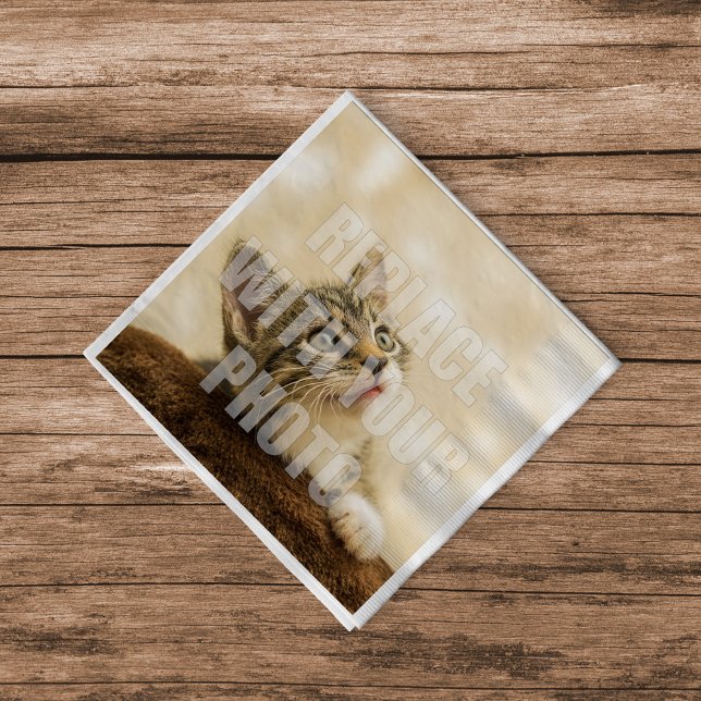 Serviette En Papier Créez votre propre papier photo Napkin (Créateur téléchargé)