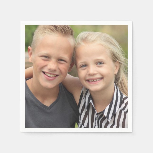 Serviette En Papier Créez votre propre photo (Devant)