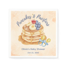 Crêpes aux fruits et tétines Gingham Baby Shower