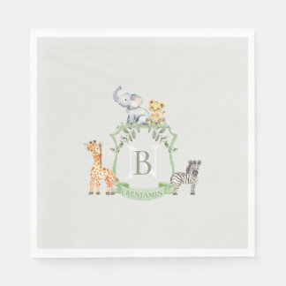 Serviette En Papier Crest Safari