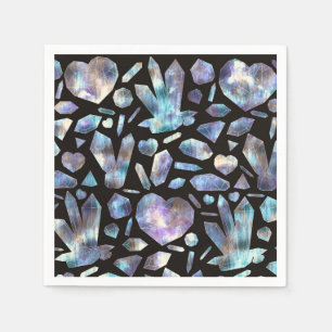 Serviette En Papier Cristaux d'énergie magiques Pierres de cristal arc