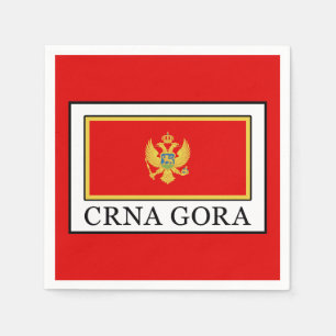 Serviette En Papier Crna Gora