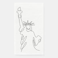 Croquis simple de Statue de la Liberté