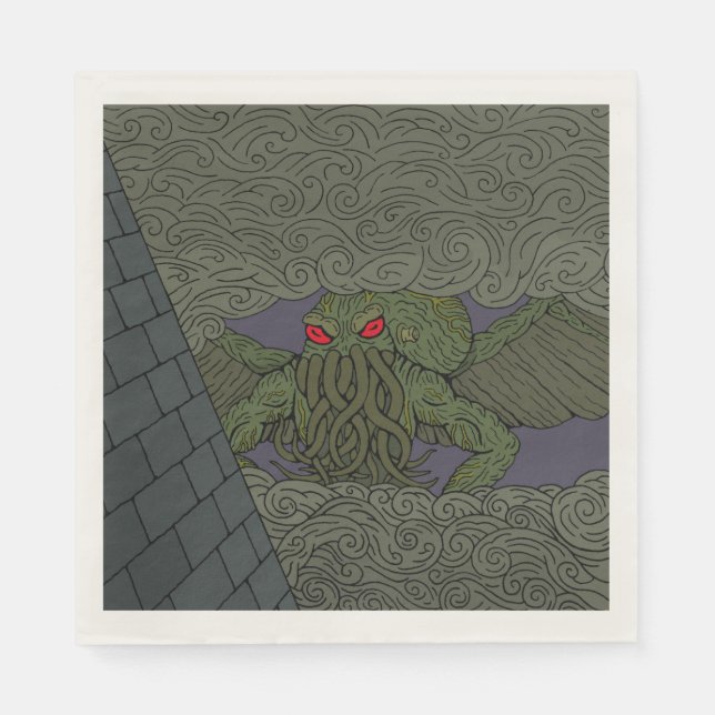 Serviette En Papier Cthulhu (Devant)