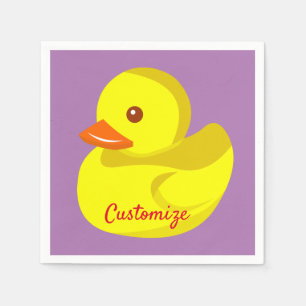 Serviette En Papier Cube Rubber Duck Thunder_Cove
