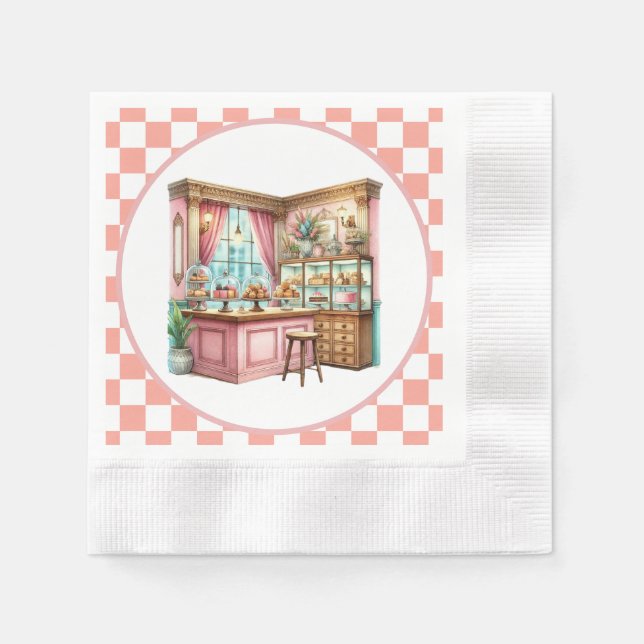 Serviette En Papier Cuisine Boulangerie comptoir Papier (Devant)