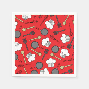 Serviette En Papier Cuisine Chef Cuisine Enfants 1er anniversaire