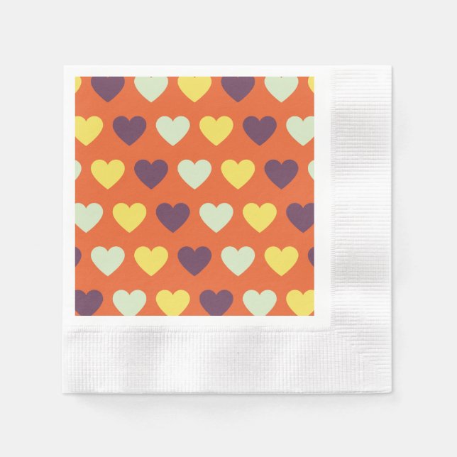 Serviette En Papier Curs d'automne Beverage Napkins (Devant)