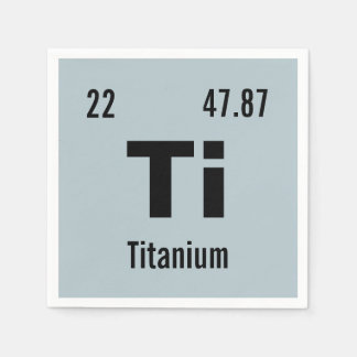 Serviette En Papier Customiser cet élément de chimie