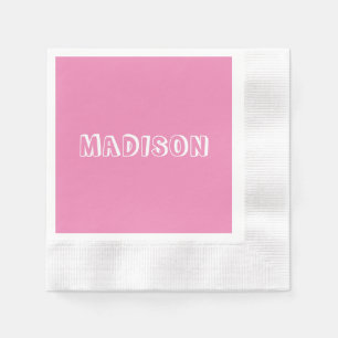 Serviette En Papier Customiser, personnaliser le nom d'anniversaire, t
