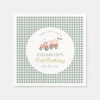 Cute animal de ferme Barnyard Anniversaire