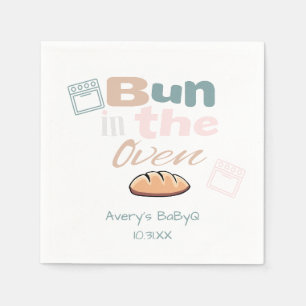 Serviette En Papier Cute Bun Dans Four BaBy Q Douche