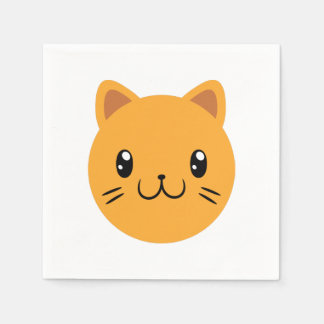 Serviette En Papier Cute chat