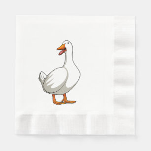 Serviette En Papier Cute Duck Design Hommes sauvagine Oiseau Animaux A