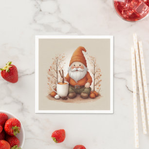 Serviette En Papier Cute Gnome