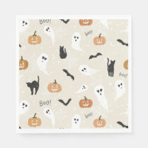 Cute Halloween serviettes et fournitures de fête