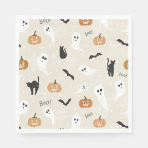 Serviette En Papier Cute Halloween serviettes et fournitures de fête