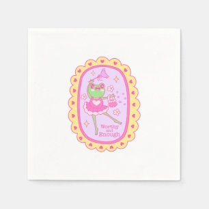 Serviette En Papier Cute Jolly Frog - Digne et Assez