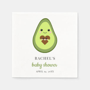 Serviette En Papier Cute Kawaii Avocado Baby shower enceinte Fiesta