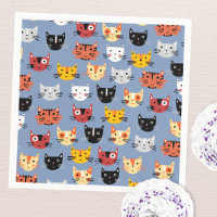 Cute Kitty Chat Bleu