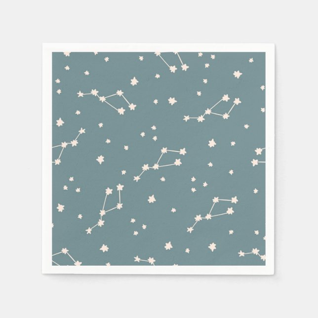 Serviette En Papier Cute Motif Sky Constellation (Devant)