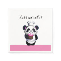 Cute Panda Ours Anniversaire Papier