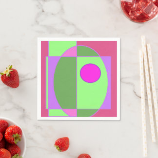 Serviette En Papier Cute Sherell géométrique