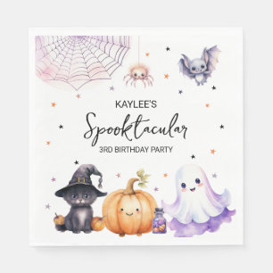 Serviette En Papier Cute Spooktacular Anniversaire