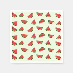 Serviette En Papier Cute Watermelon Motif Summer Napkins