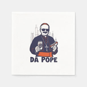 Serviette En Papier Da Pope Leo XIV Vatican 4 juillet USA