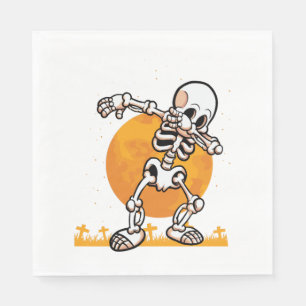 Serviette En Papier Dabbing Halloween Carlin chien