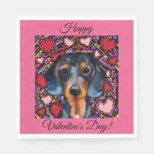 SERVIETTE EN PAPIER DACHSHUND