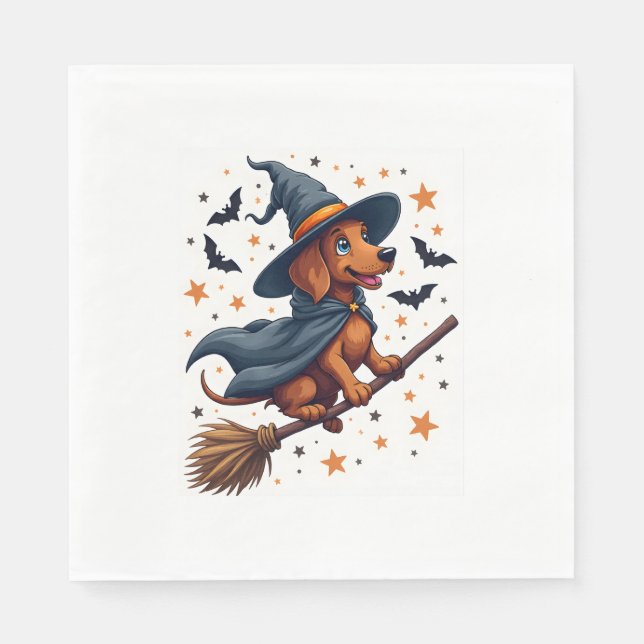 Serviette En Papier Dachshund délicieux (Devant)