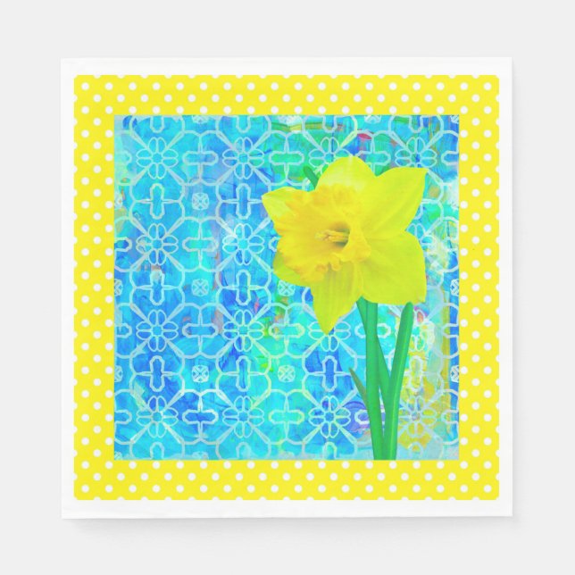 Serviette En Papier Daffodil Sunshine (Devant)