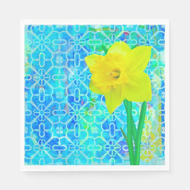 Serviette En Papier Daffodile (Devant)