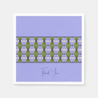 Serviette En Papier Dainty Purple Floral