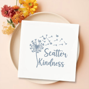 Serviette En Papier Dandelion soufflante minimaliste Scatter Kinding