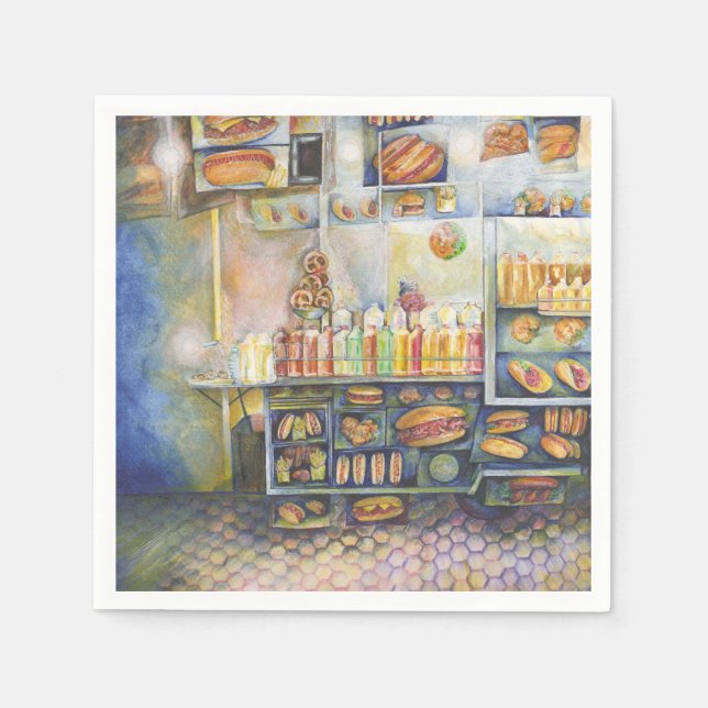 Serviette En Papier Dangereusement Proche De L'Amusement (Devant)