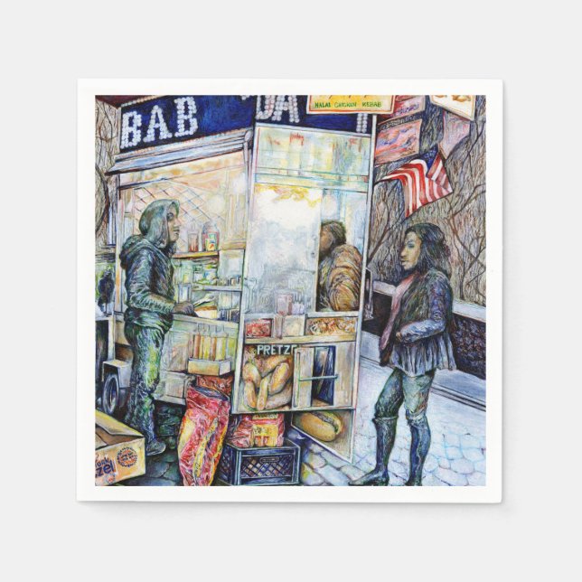 Serviette En Papier Dans l'amour avec les problèmes, et dans les probl (Devant)