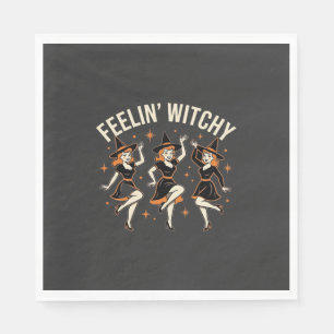 Serviette En Papier Danse de sorcière Halloween Feelin’ Witchy